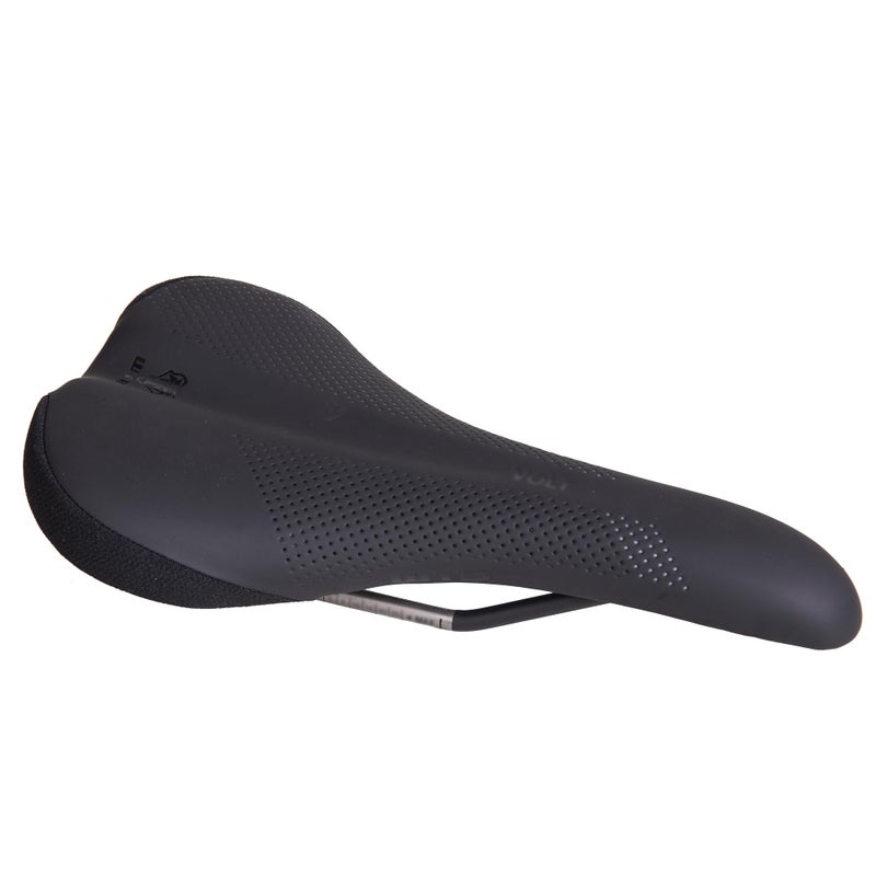 WTB Volt Bike Seat (Saddle) - Comfortable Medium Thickness Padding, Mountain, Gravel & E-Bikes (Titanium Rail, Medium) - Image 1